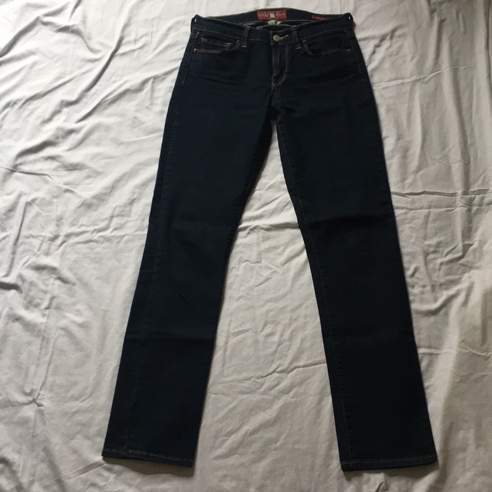 Lucky brand Sofia straight regular jeans sz 6/28
